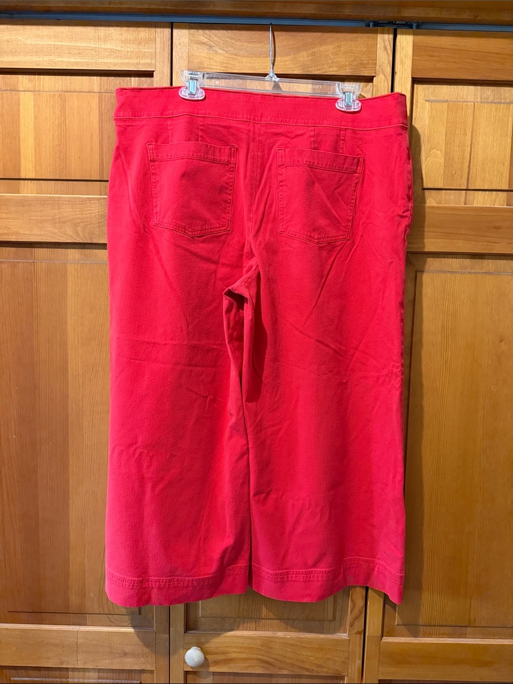 SPANX Red Wide Leg Pants - Picture 7 of 8